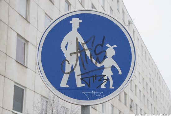 Pedestrians Traffic Signs