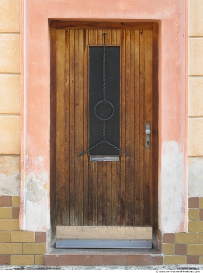 Single Old Wooden Doors