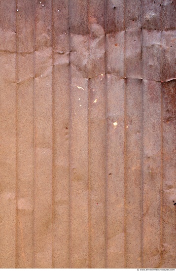 Rusted Corrugated Plates Metal