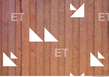 Rusted Corrugated Plates Metal