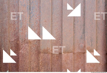 Rusted Corrugated Plates Metal