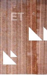 Rusted Corrugated Plates Metal