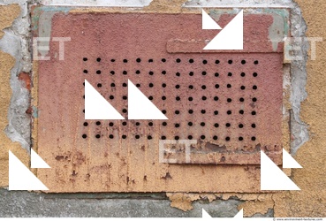 Photo Texture of Lids and Covers