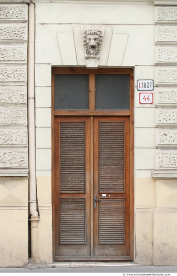 Single Old Wooden Doors