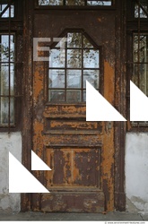 Single Old Wooden Doors