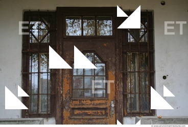 Single Old Wooden Doors