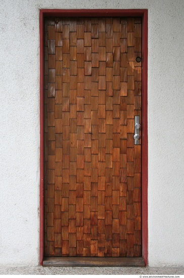 Single Old Wooden Doors