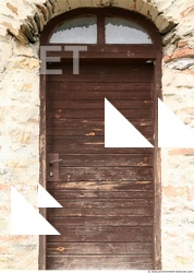 Single Old Wooden Doors