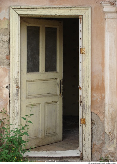 Single Old Wooden Doors