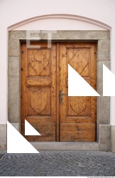 Double Wooden Doors