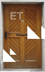 Single Old Wooden Doors