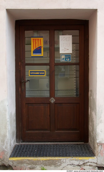 Single Old Wooden Doors