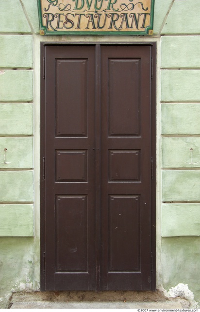 Double Wooden Doors