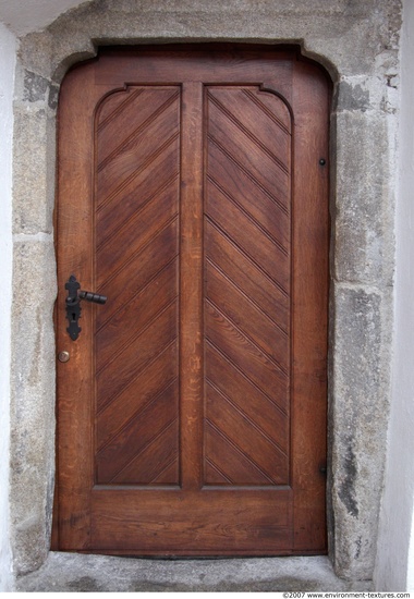 Single Old Wooden Doors