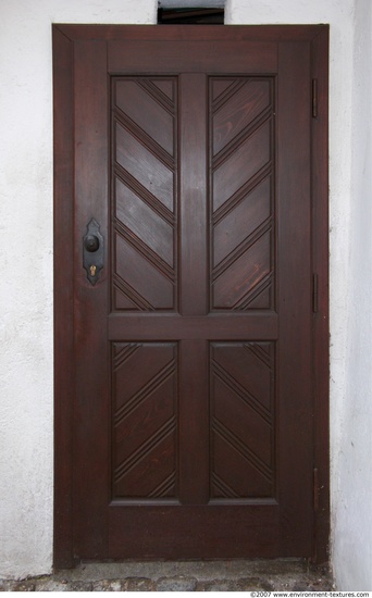 Single Old Wooden Doors