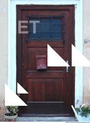 Single Old Wooden Doors