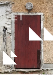 Single Old Wooden Doors