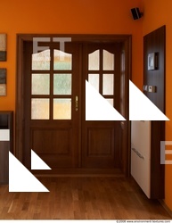 Single New Wooden Doors