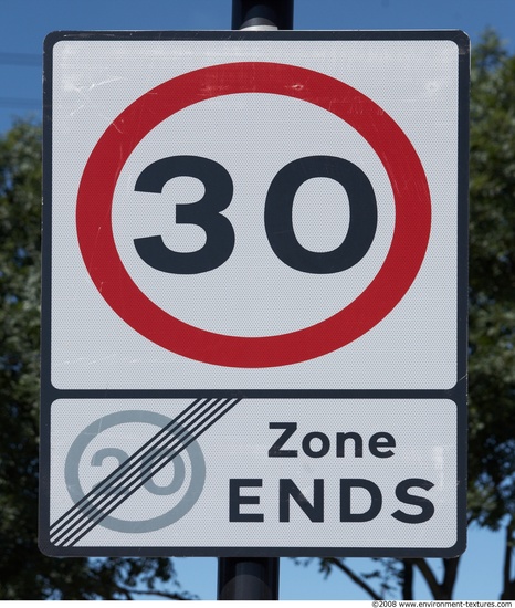 Speed Limit Traffic Signs