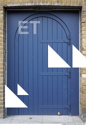 Single New Wooden Doors