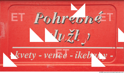 Letter and Numbers Sign