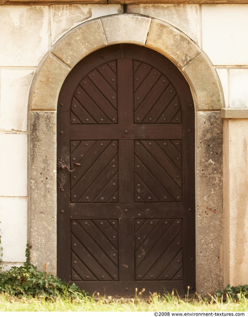 Single Old Wooden Doors