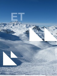 Photo Texture of Background Snowy Mountains