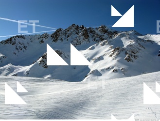 Photo Texture of Background Snowy Mountains