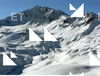 Photo Texture of Background Snowy Mountains