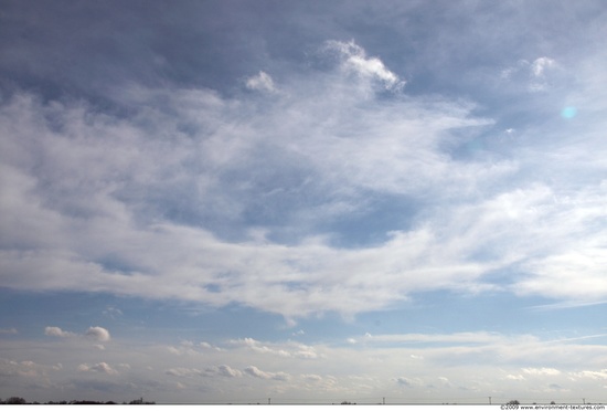 Blue Clouded Skies