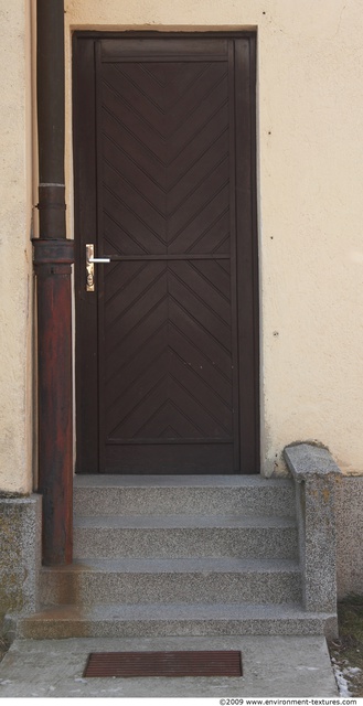 Single Old Wooden Doors