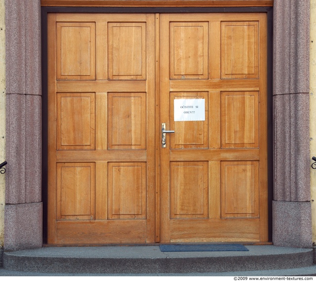 Double Wooden Doors