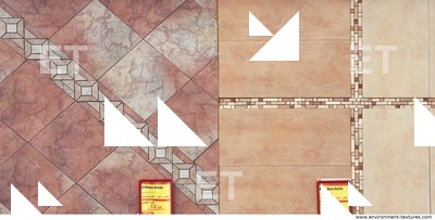 Photo Texture of Patterned Tiles