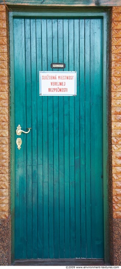 Single Old Wooden Doors