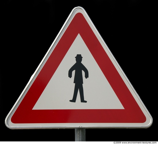 Pedestrians Traffic Signs