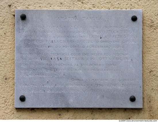 Memorial Plaque