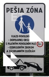 Pedestrians Traffic Signs