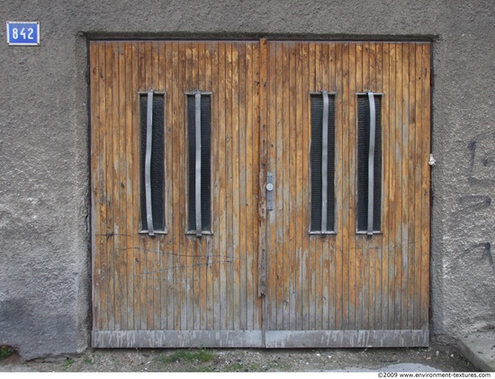 Double Wooden Doors