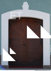 Double Wooden Doors