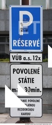 Parking Traffic Signs