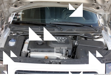 Photo Texture of Engine Compartment