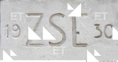 Letter and Numbers Sign