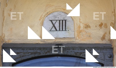 Letter and Numbers Sign