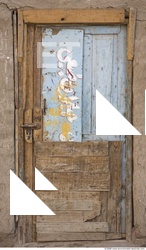 Single Old Wooden Doors