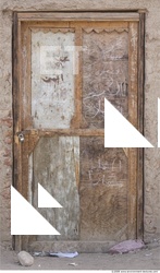 Single Old Wooden Doors
