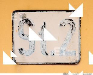 Letter and Numbers Sign