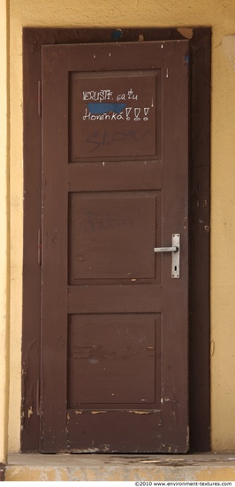 Single Old Wooden Doors