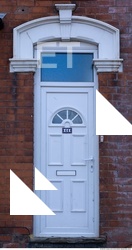 Single New Wooden Doors