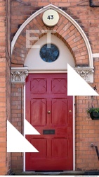 Single Old Wooden Doors