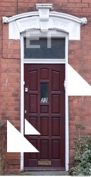 Single New Wooden Doors